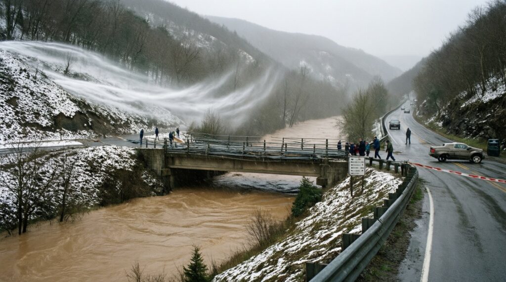 Погода и ЧС: лавинная, паводковая и пожарная обстановка в горных районах - иллюстрация