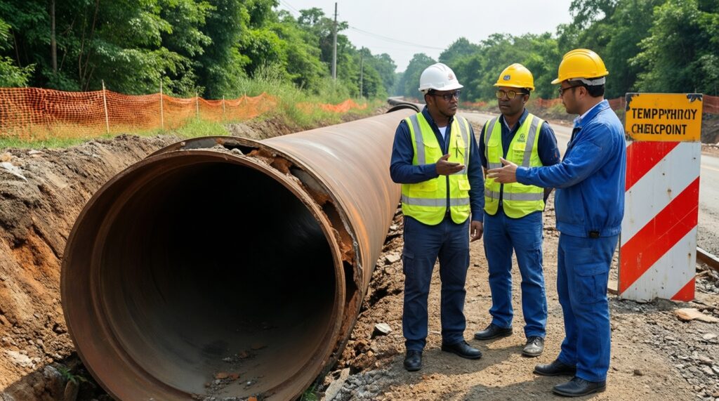 ЖКХ и инфраструктура: аварии на сетях, сроки восстановления, комментарии подрядчиков - иллюстрация