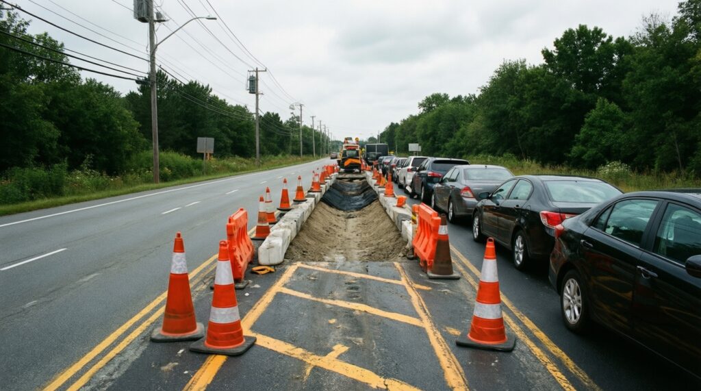 Ситуация на дорогах КЧР сегодня: пробки, перекрытия, ремонт и объезды - иллюстрация
