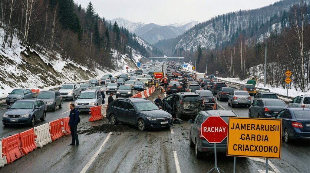 Ситуация на дорогах КЧР сегодня: пробки, перекрытия, ремонт и объезды - иллюстрация
