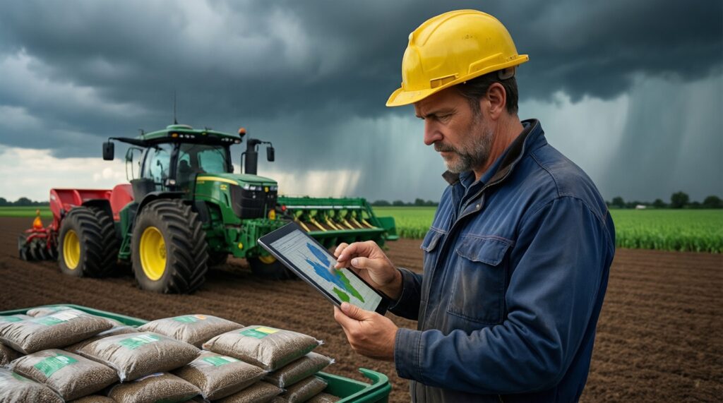 Сельское хозяйство: посевная/уборочная, поддержка фермеров и цены на продукцию - иллюстрация