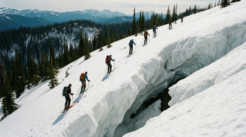 Погода и возможные риски: штормовые предупреждения, лавинная обстановка, паводки - иллюстрация